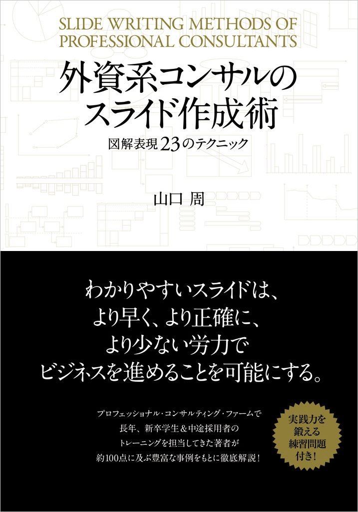 山口周 [ 外資系コンサルのスライド作成術―図解表現23のテクニック ] オペレーションズ