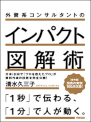 清水久三子 [ 外資系コンサルタントのインパクト図解術 ] 単行本