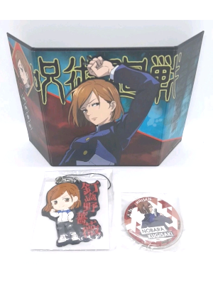 [ JUJUTSU KAISEN Nobara Kugisaki Trifolds Art + Can Badge etc [ JUJUTSU KAISEN Nobara Kugisaki Trifolds Art + Can Badge etc