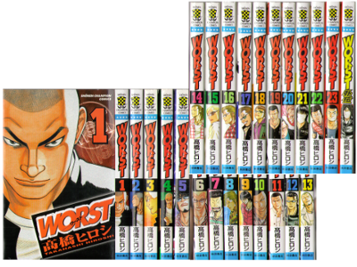 Hiroshi Takahashi [ WORST vol.1-30 + 33 + Gaiden ] Comic / JPN