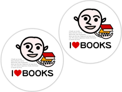 [ Hondarake Original YOMISUKE Sticker (Round/Small) ] Set of 2
